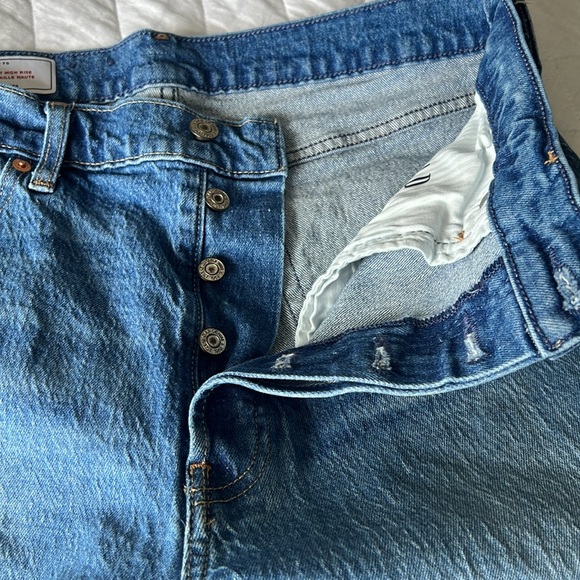 NWT Gap High Rise Cheeky Straight Tall Jeans - Picture 7 of 9